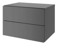 Кабо Тумба прикроватная 2 ящ. СТЛ.519.01 Графит