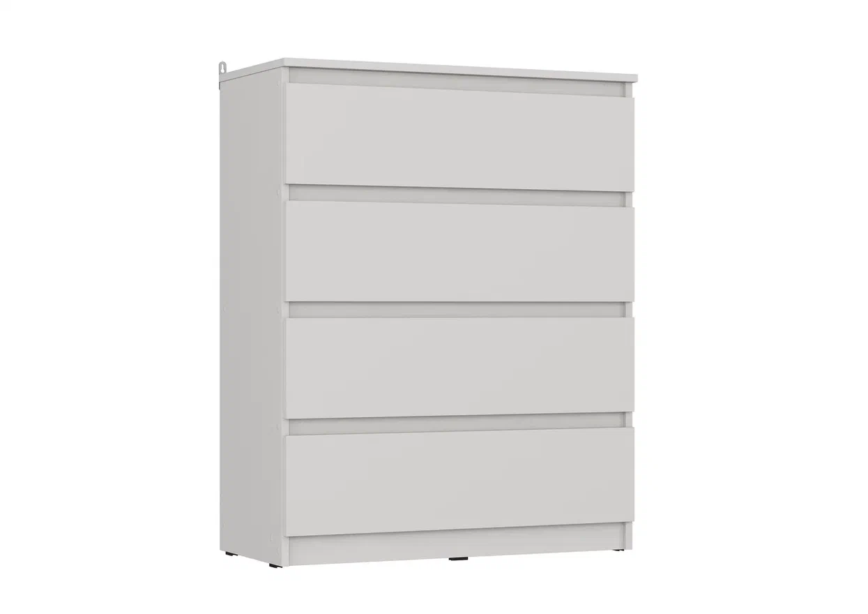 Комод К -1 Сити Белый/Белый снег