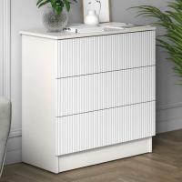 Комод К-54 3 ящ. Моргентау/Белый снег