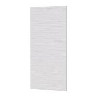 Фасад БЕЛЫЙ СТРАЙП 423 на угловой верх Высота 920