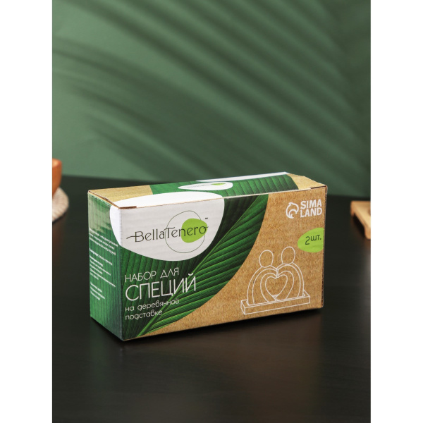 Набор для специй на подст 2 пред, солонка, перечн