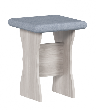 Обеденная группа, Анкор белый (скамья, стол, табурет), Ткань TEDDY 24