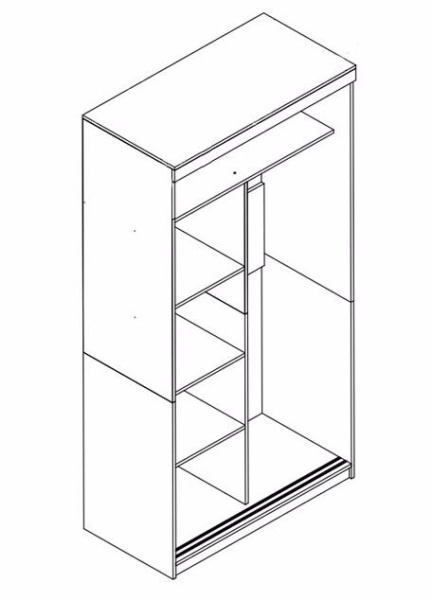 Шкаф-купе  Премьера 2-х дверн.