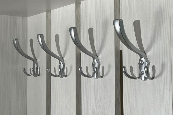 Прихожая Барселона-1, 1301х344х2110 (Белый рамух)