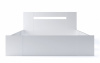 Дрезден Кровать 453,02 (без основания) Белый