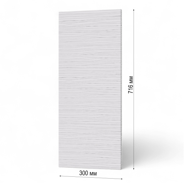 Фасад БЕЛЫЙ СТРАЙП 300 