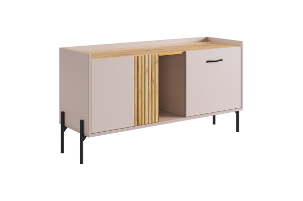 Гостиная Доминика К3(2620*350*1950)кашемир/дуб крафт золотой