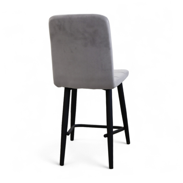 Стул Абсент NEW ПОЛУБАРНЫЙ , Т180 светло-серый+нога 1R38 Bh500 полубарный мини черный
