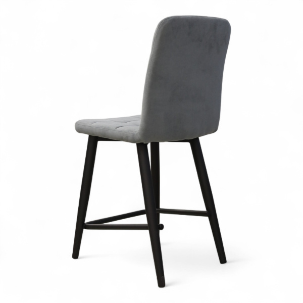 Стул Абсент NEW ПОЛУБАРНЫЙ , Т177 Графит +нога 1R38 Bh500 полубарный мини черный