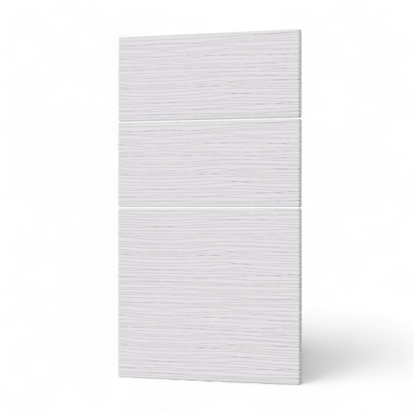 Фасад БЕЛЫЙ СТРАЙП 3 ящика 400