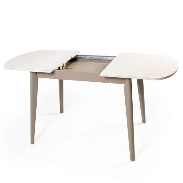 Стол Кристалл -2,1100(390)700, Стекло (латте)