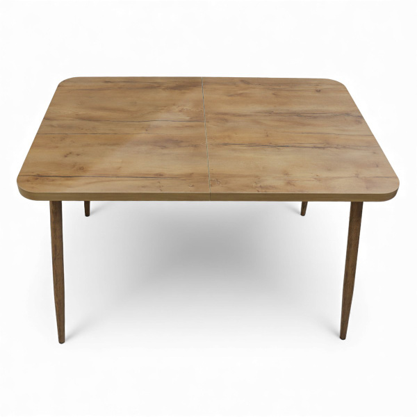 Стол Корсика CRAFT М 32,1200(+380)*800,Бабочка,Таксония Медовая ,металл черный