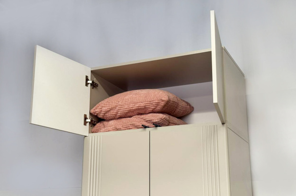 Катрин Антресоль 2дв 116.01/Кашемир/фрапучино матовый