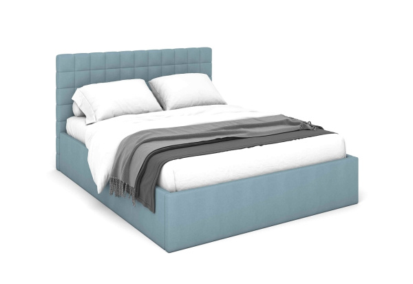 Кровать с подъемным механизмом Ребекка 160*200 Newtone aqua blue