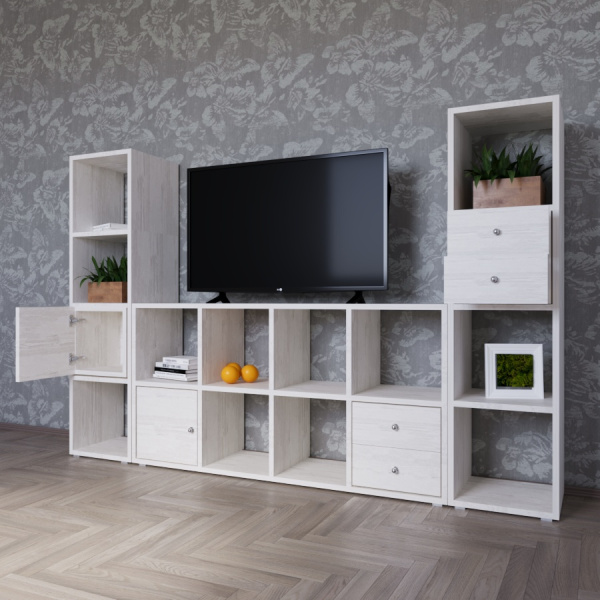 КОРИНН  Стеллаж 2 х 2 ячейки / Сосна лофт 